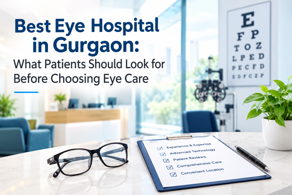 Best Eye Hospital in Gurgaon: What Patients Should Look for Before Choosing Eye Care
