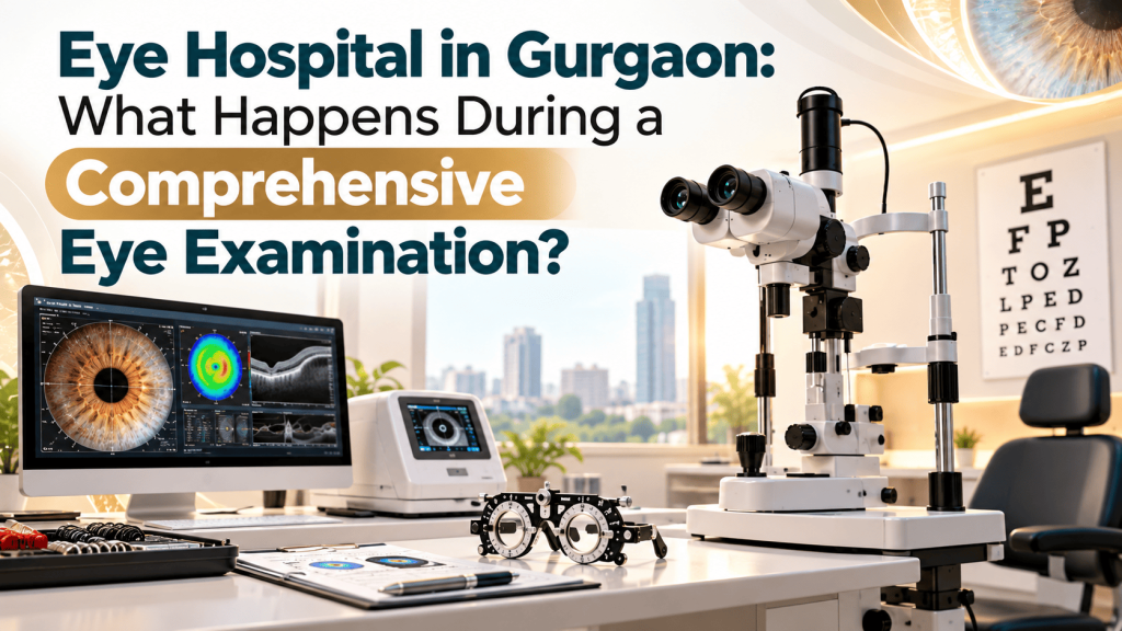 Eye Hospital in Gurgaon: What Happens During a Comprehensive Eye Examination?